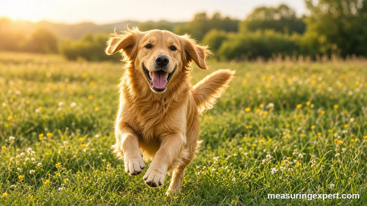 Measuring your golden retriever speed safely