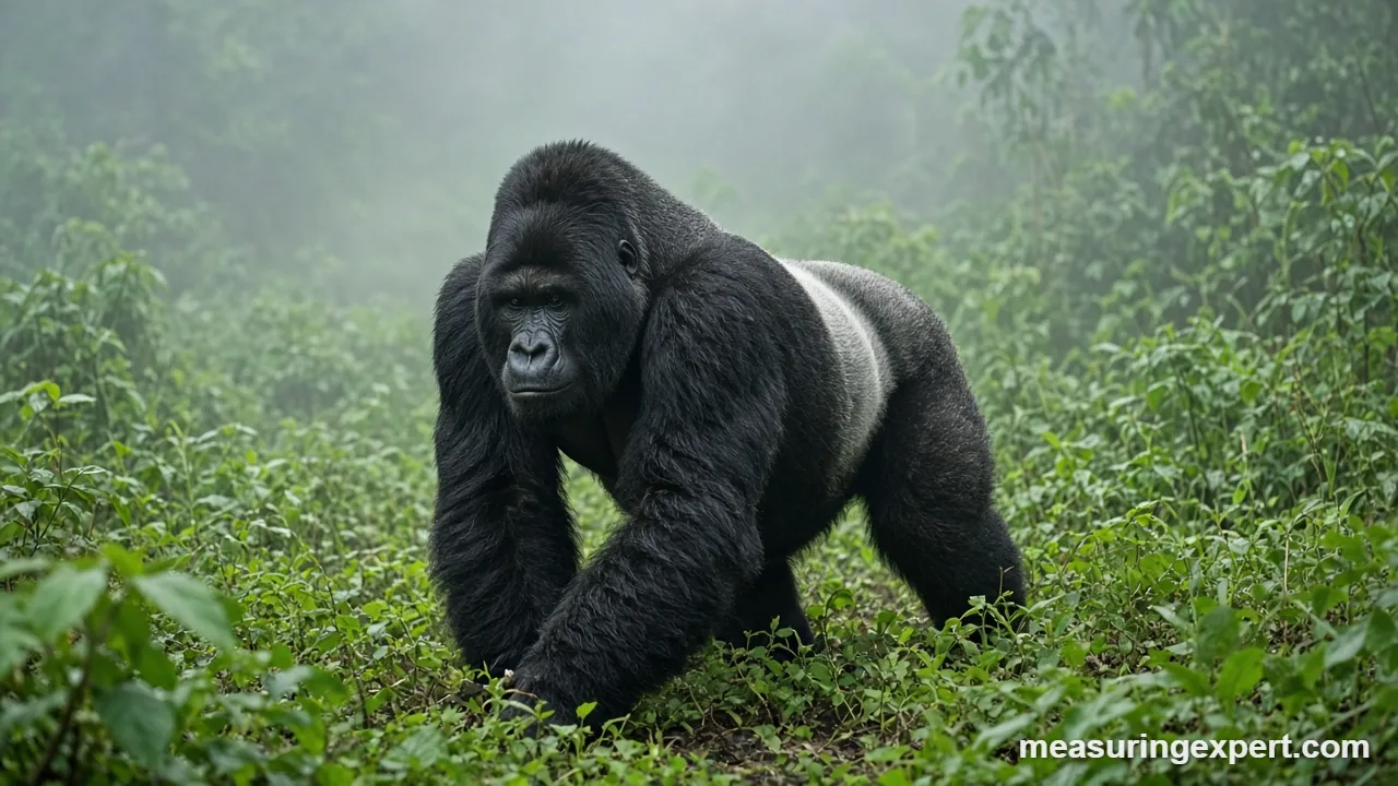 Gorilla speed while knuckle-walking
