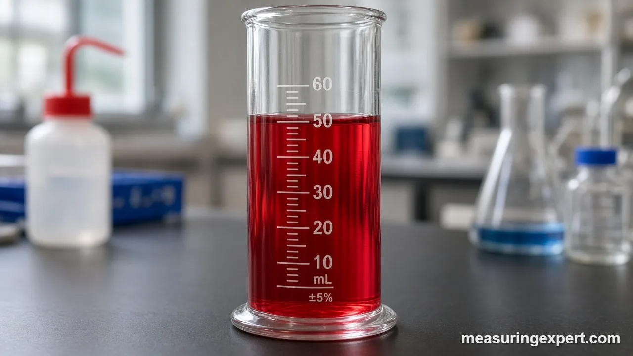 Graduated cylinder scale and precision
