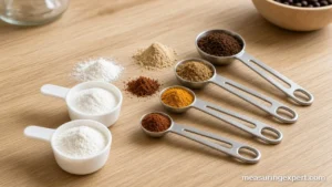 Best gram measuring spoon set with plastic gram scoops and steel mini spoons