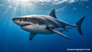 Great white shark speed in open water