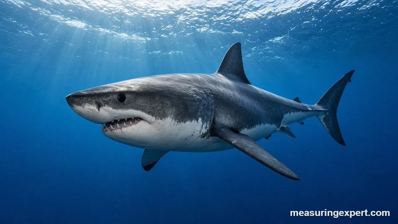 How researchers measure great white shark speed