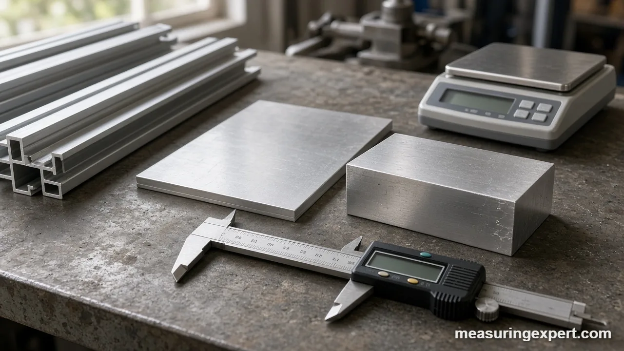 How dense is aluminum alloy 6061 and 7075