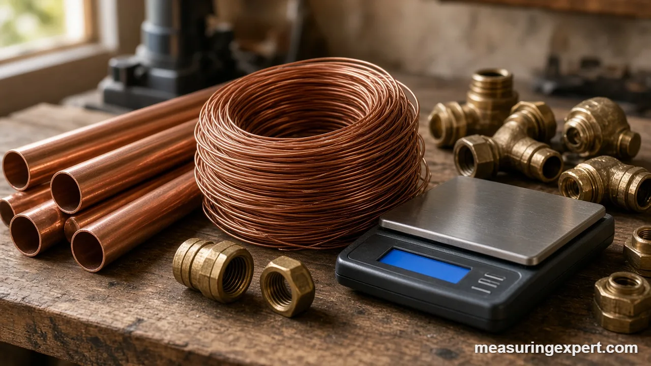 How dense is copper wire by gauge