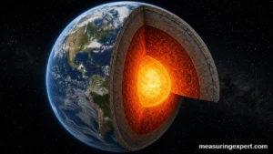 How dense is Earth: planet cutaway