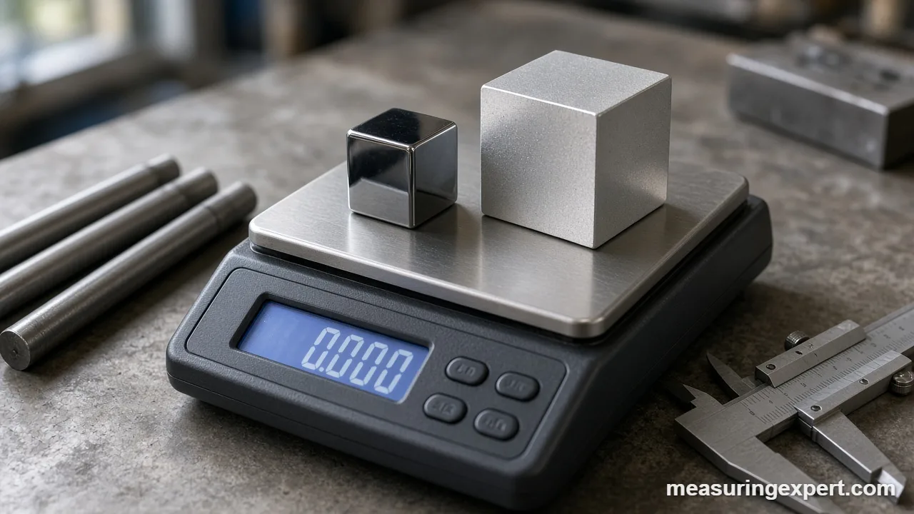 How dense is tungsten compared with gold and lead