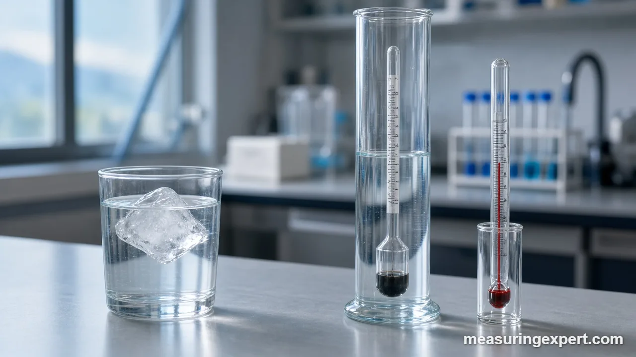 How dense is water at different temperatures