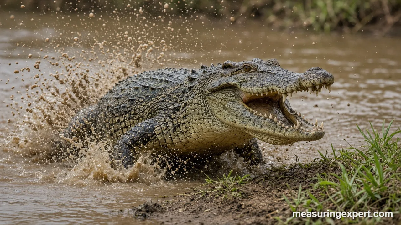 How fast are crocodiles on land