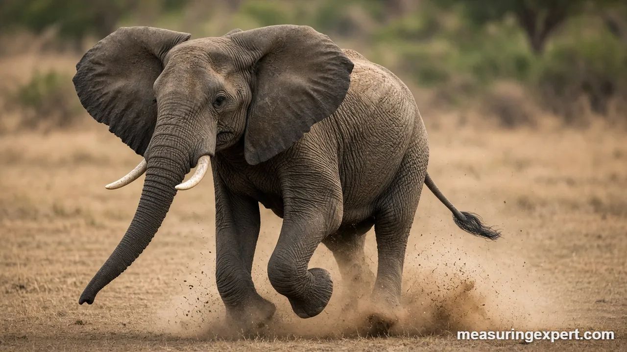 Do elephants really run