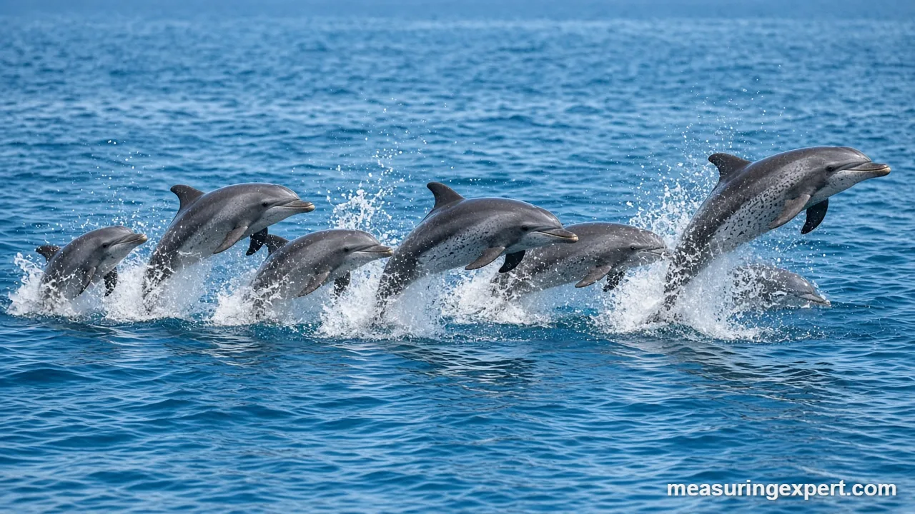 How fast dolphins swim: cruise, sprint and leap