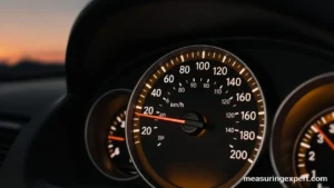 How speedometers measure speed on a dashboard