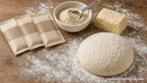 How to measure yeast by packet and teaspoon