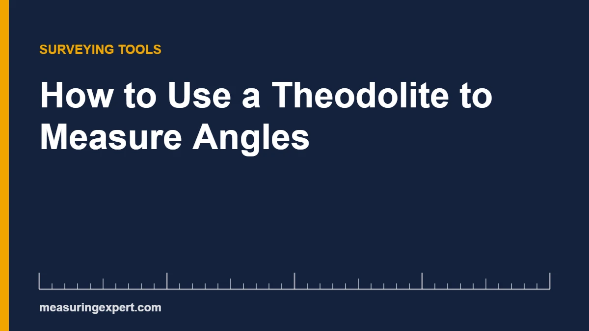 Theodolite quick answer: measure an angle on both faces and average the readings