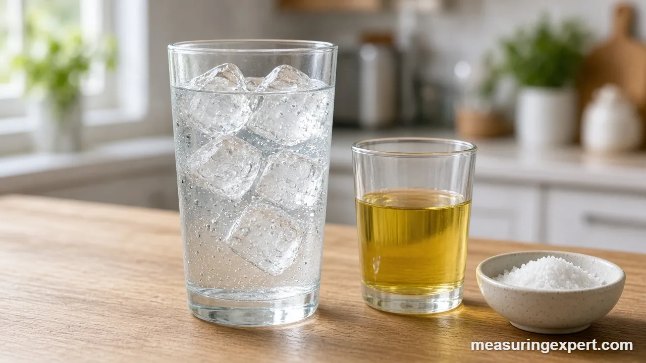 More kitchen tests for the ice density experiment