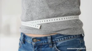 Ideal girth measurements with a tape at the waist