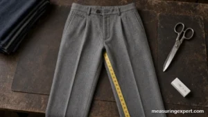 Inside leg measurement on trousers