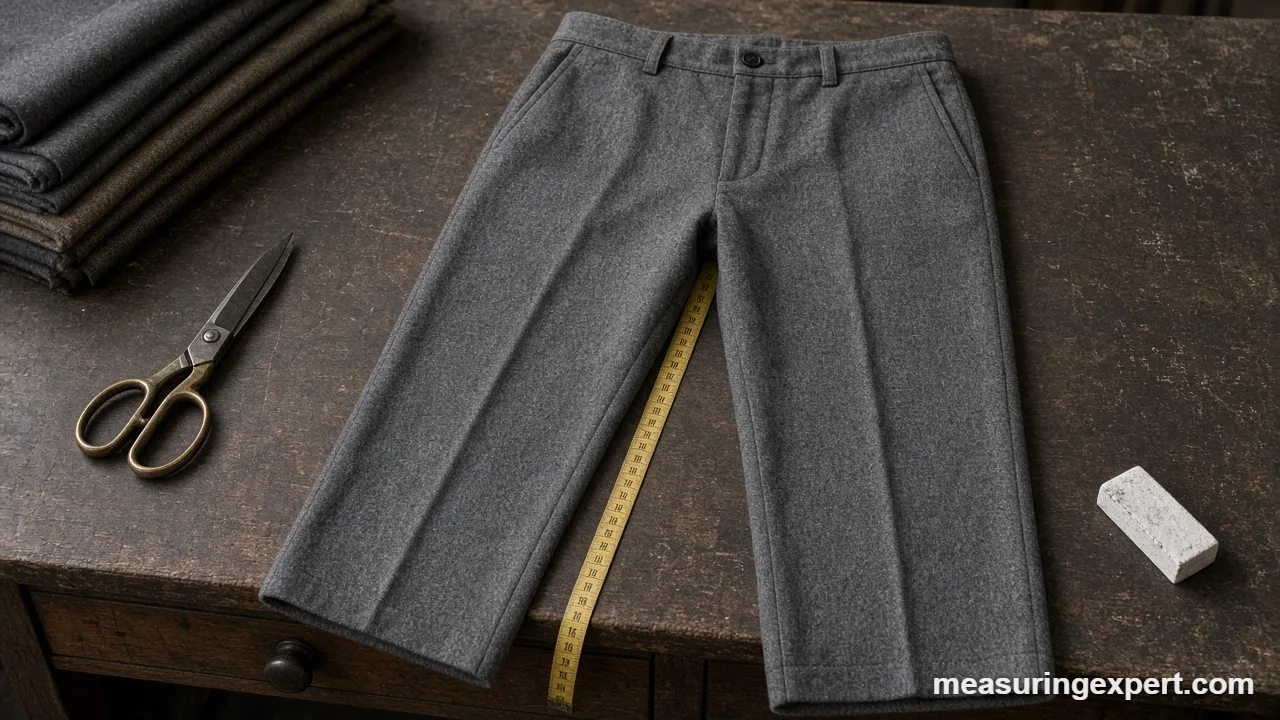 How to measure inside leg on trousers