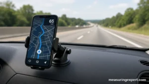 Using an iPhone to measure speed while driving