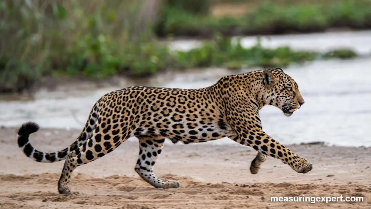 Jaguar mid-stride showing top speed vs cruising speed