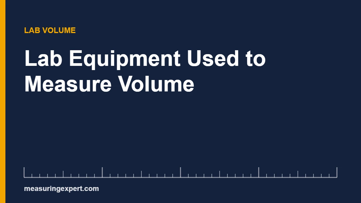Volume lab equipment compared, from beakers to volumetric flasks and burets