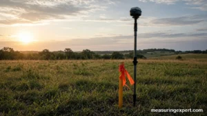How land area is measured with a GPS survey