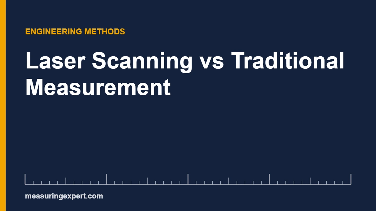 Laser scanning vs traditional measurement: scanner coverage compared with tape and total station accuracy