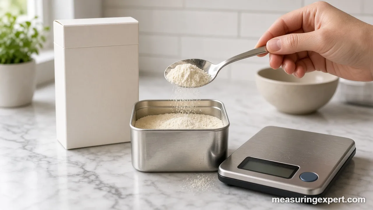 Freshness tests before you measure baking powder