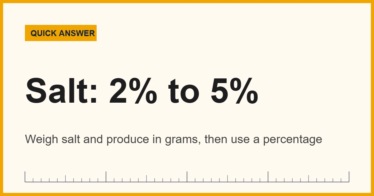 How to measure ingredients for fermentation by weight with a kitchen scale