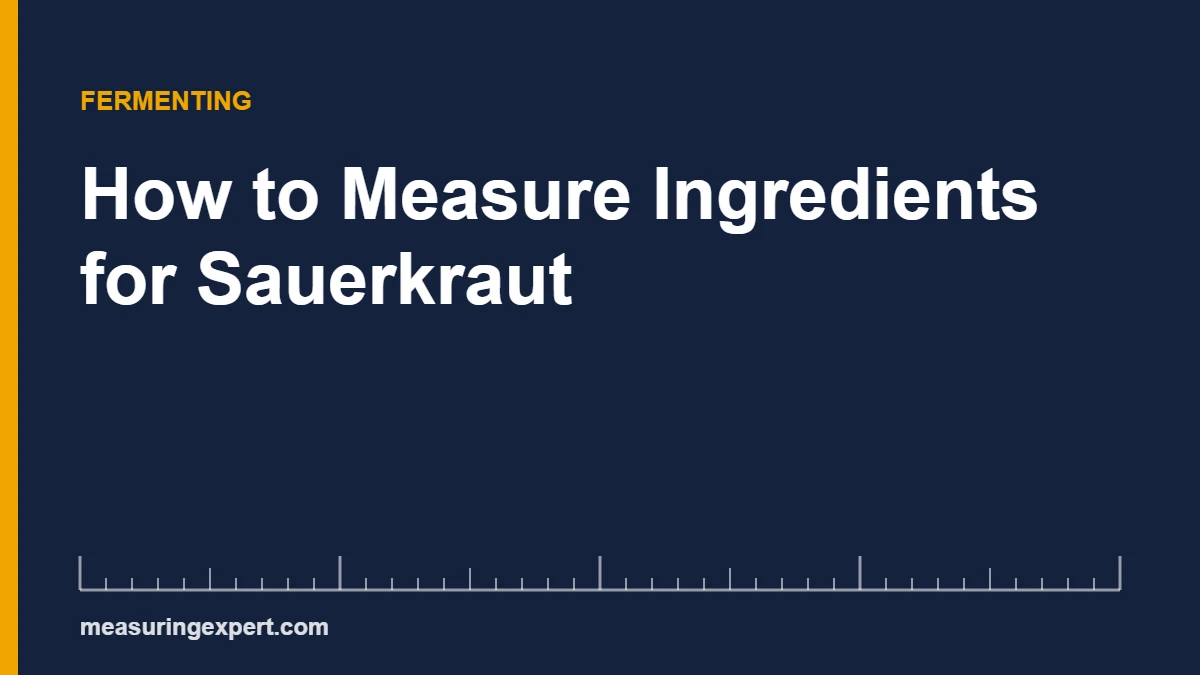 Kitchen scale with shredded cabbage to measure ingredients for sauerkraut