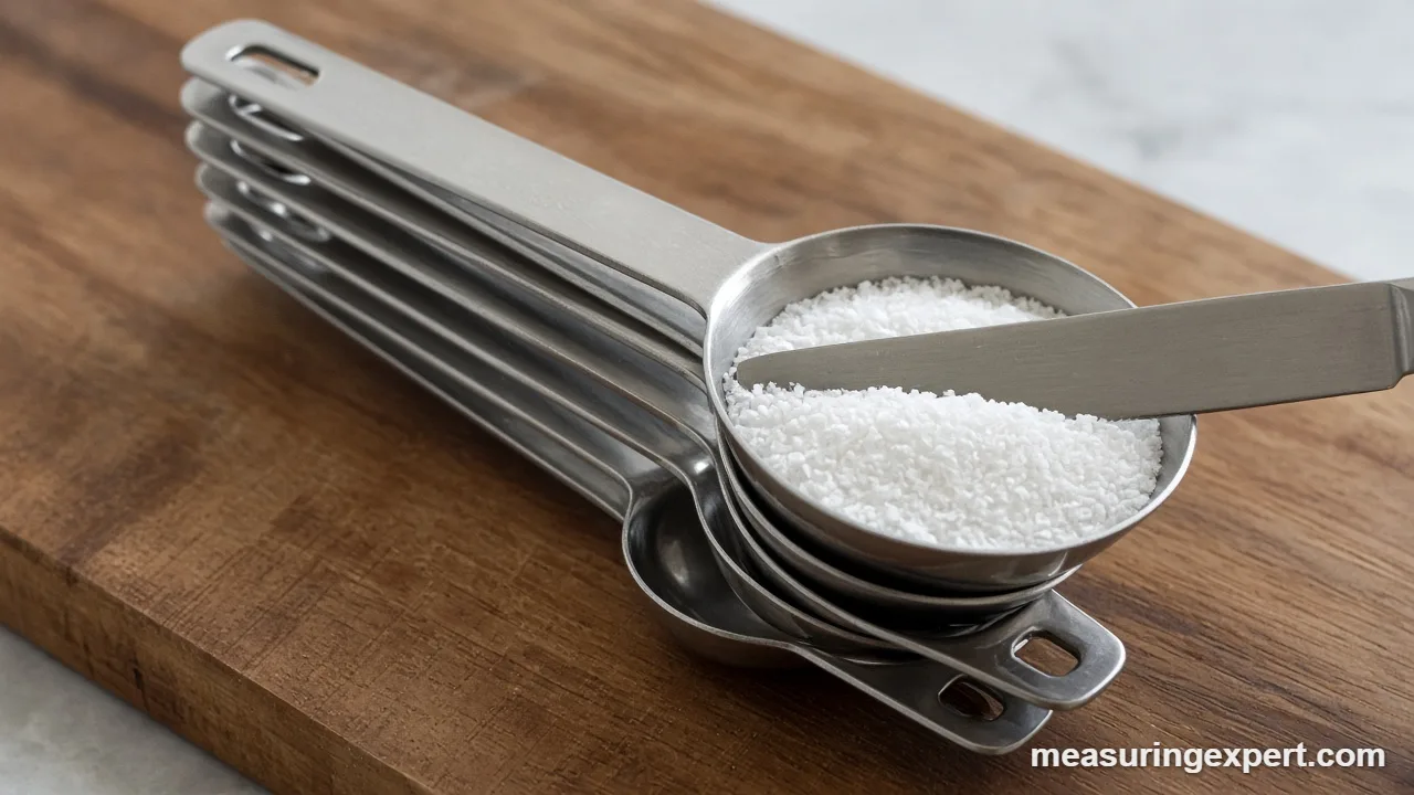 How to use measuring spoons step by step