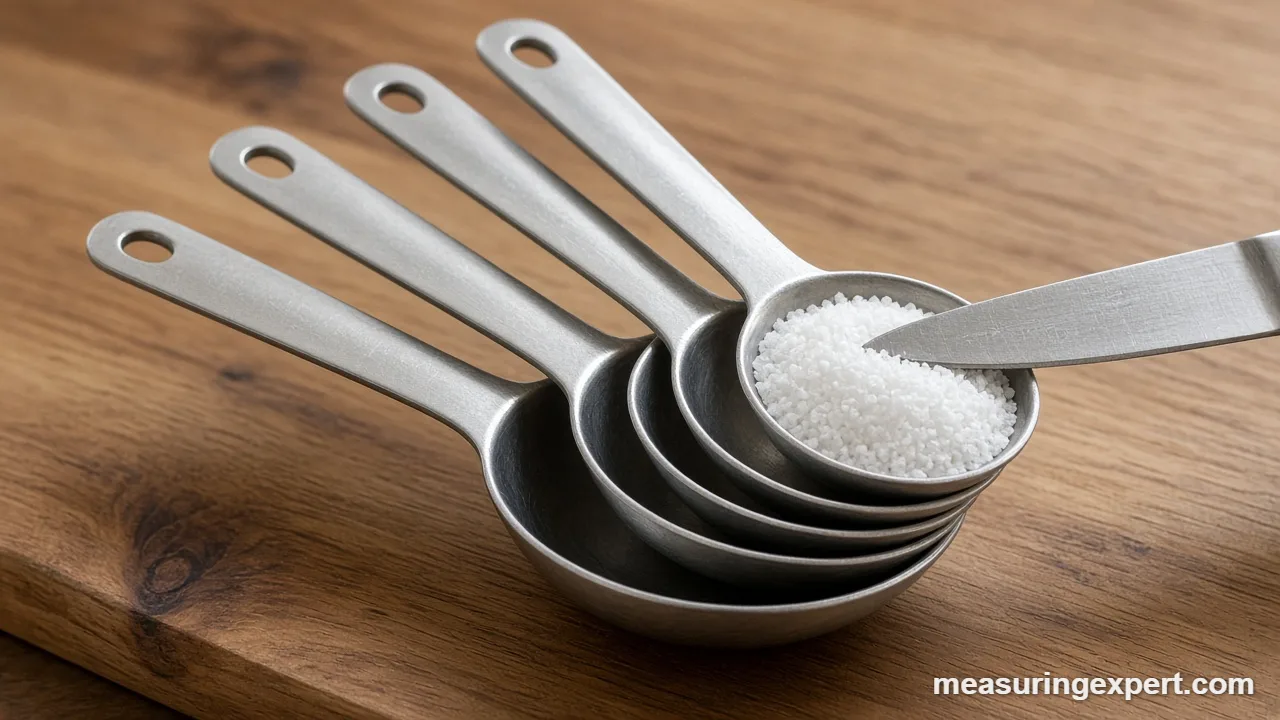 Level vs heaping measuring spoons