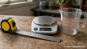 Metric vs imperial units on a dual-scale tape measure
