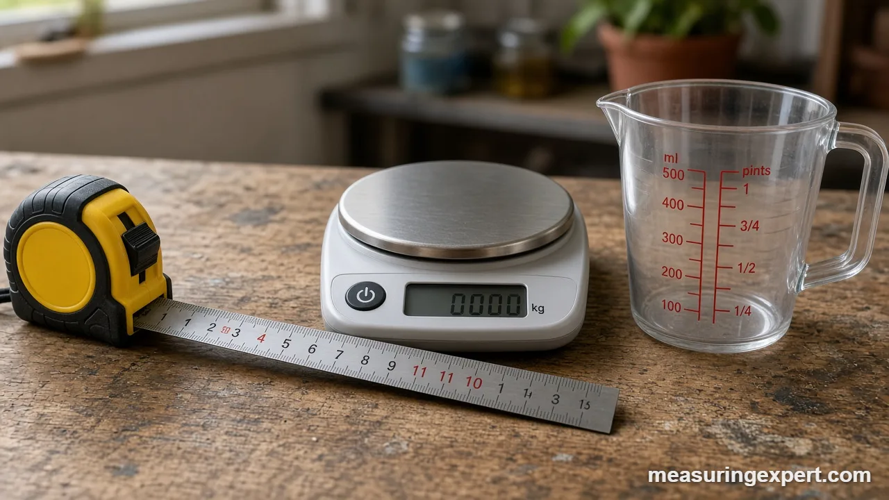 Metric vs imperial units on a dual-scale tape measure