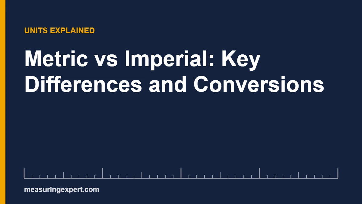 Metric vs imperial quick answer: 1 inch equals exactly 2.54 centimeters