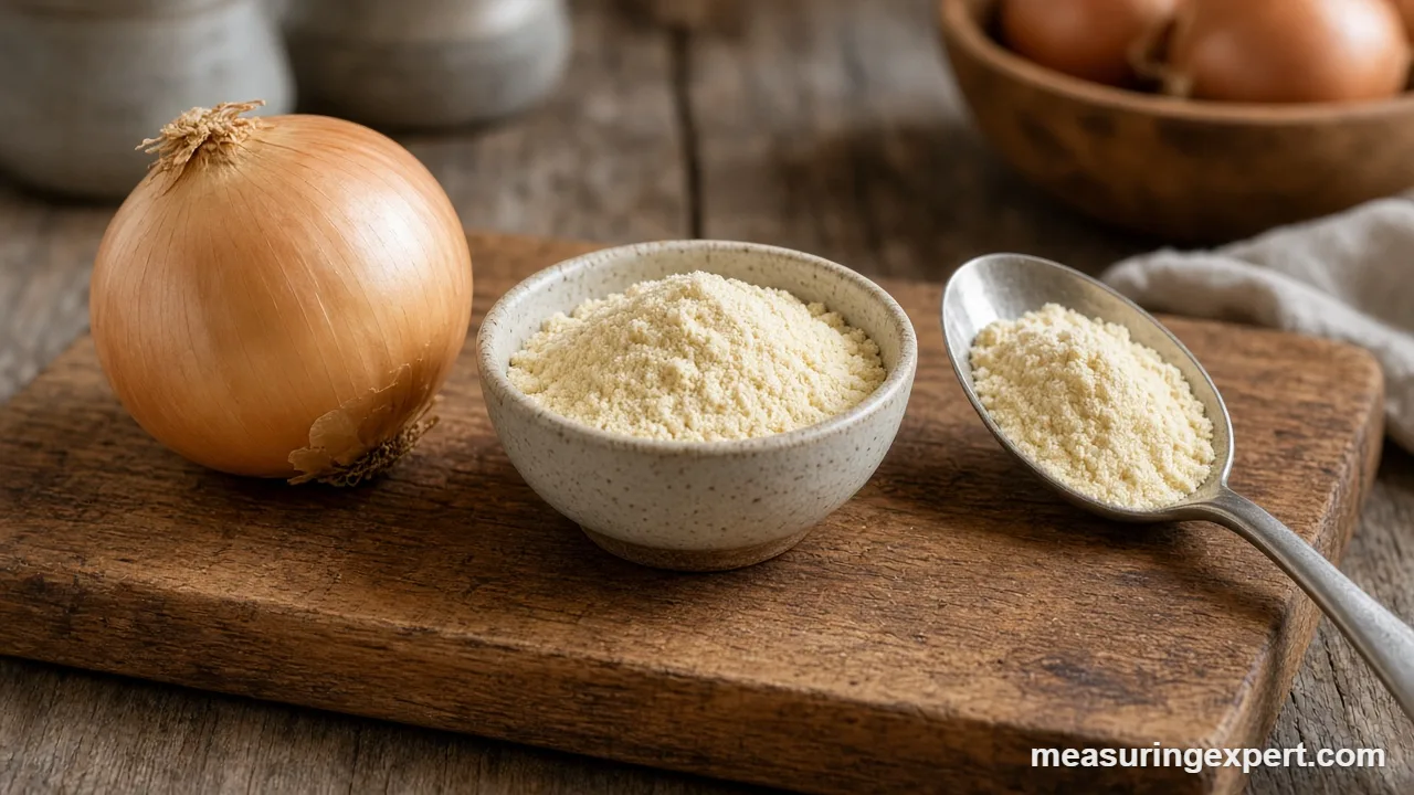 Onion powder vs minced onion and granulated onion