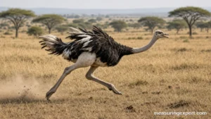 How fast is an ostrich at full sprint