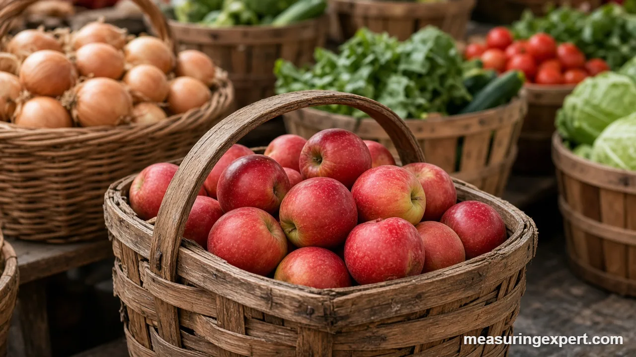 How much a peck of produce weighs