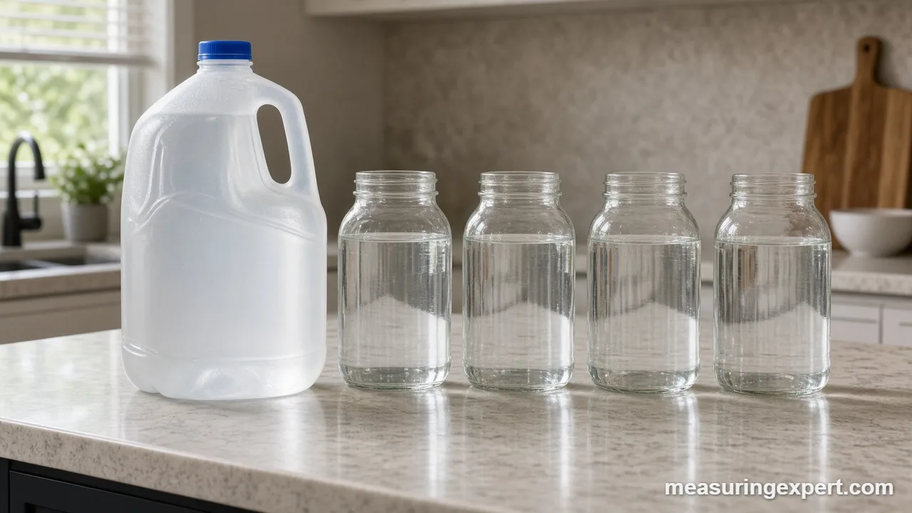 How a gallon breaks down into quarts