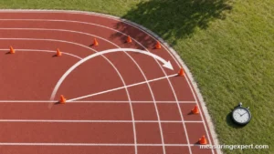 Speed and velocity on a running track