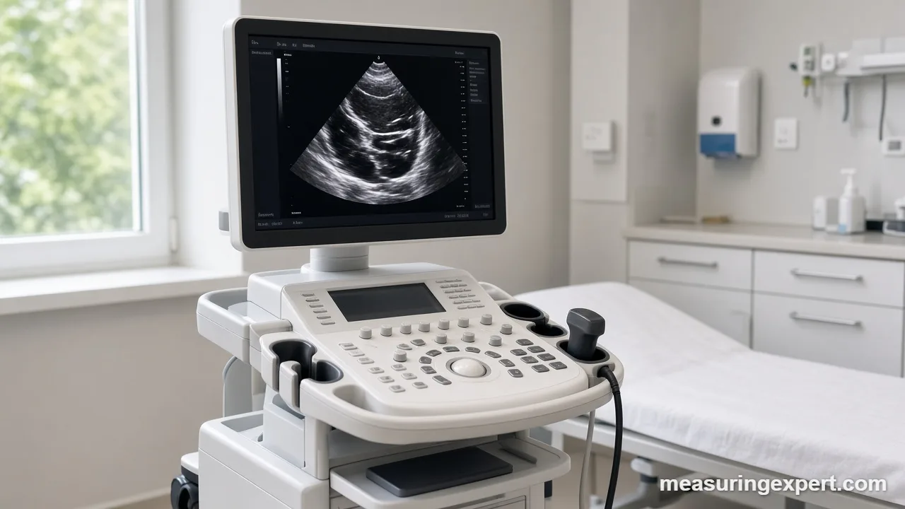 Echocardiogram used to calculate stroke volume