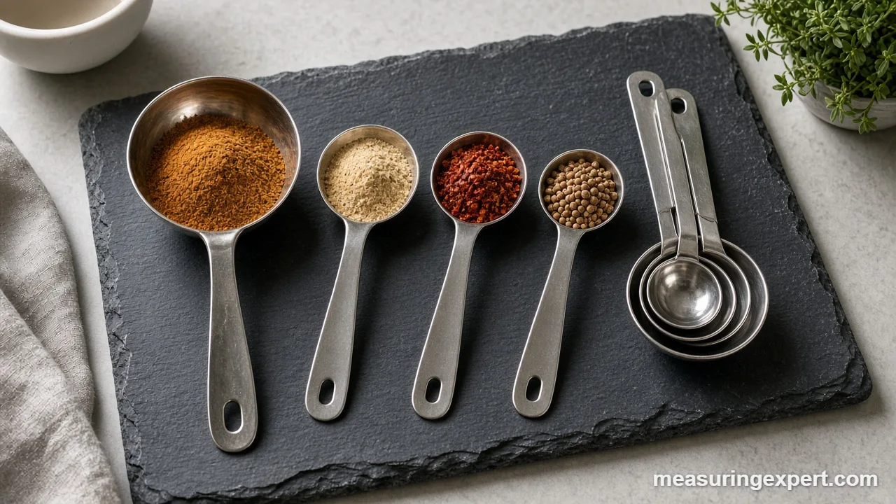 Converting tablespoons to teaspoons with measuring spoons
