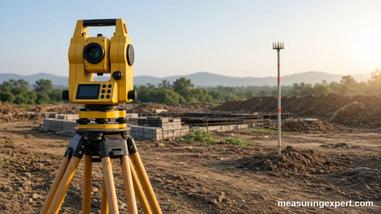 What a theodolite actually measures