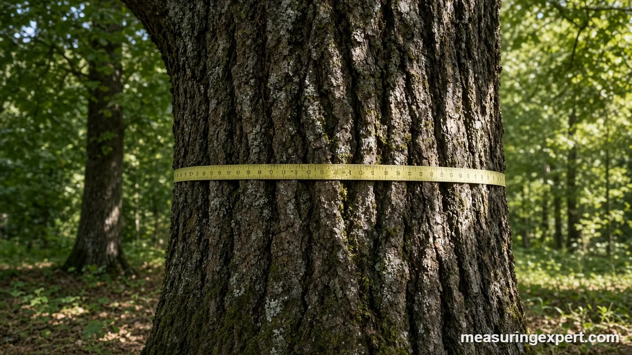 Tree girth measured at breast height