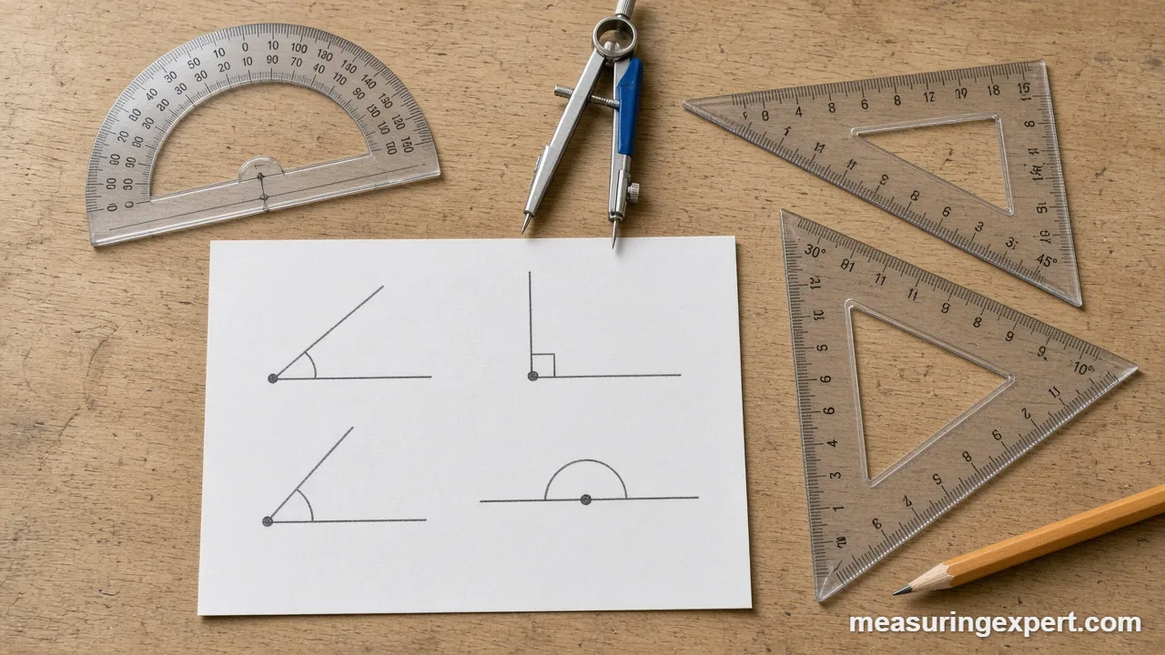How to measure and name types of angles