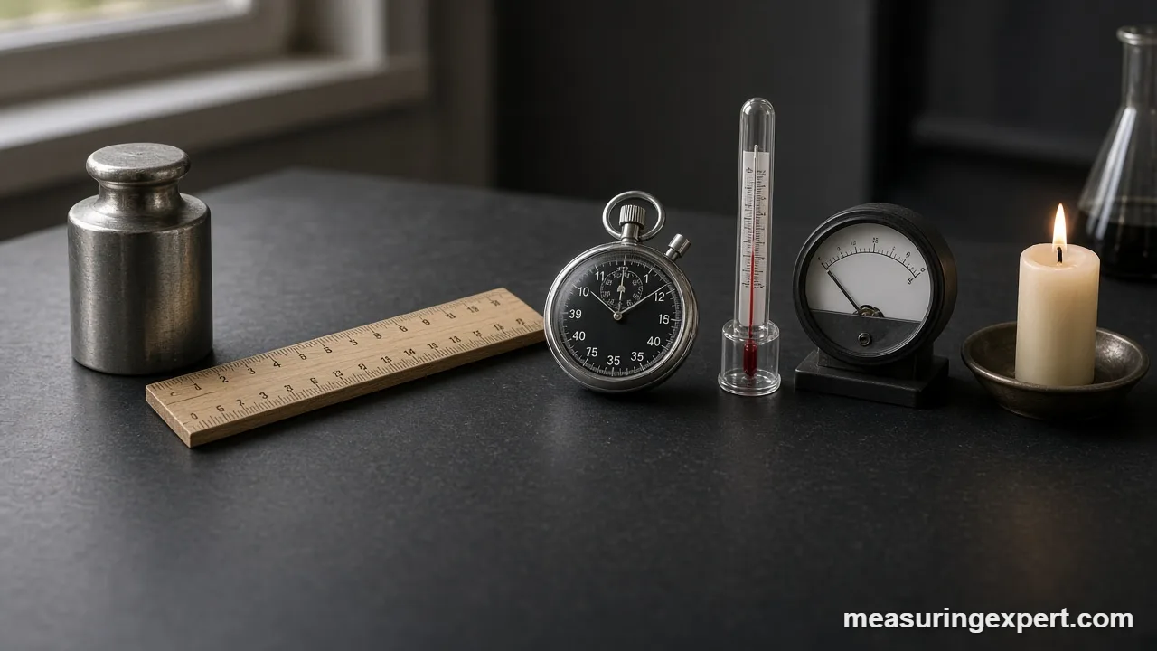 The 7 SI base units of measurement