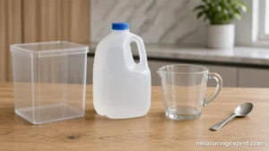 Units of volume from liters to teaspoons