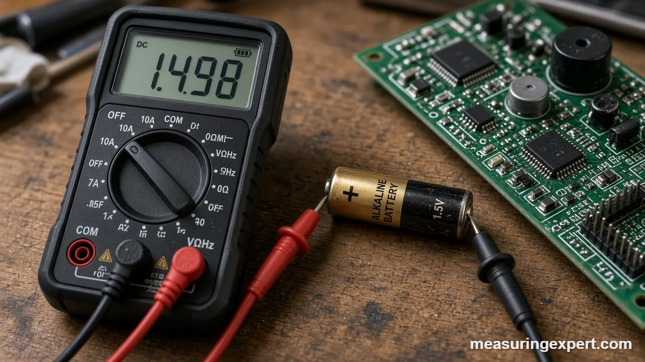 Voltage symbol on multimeters and schematics