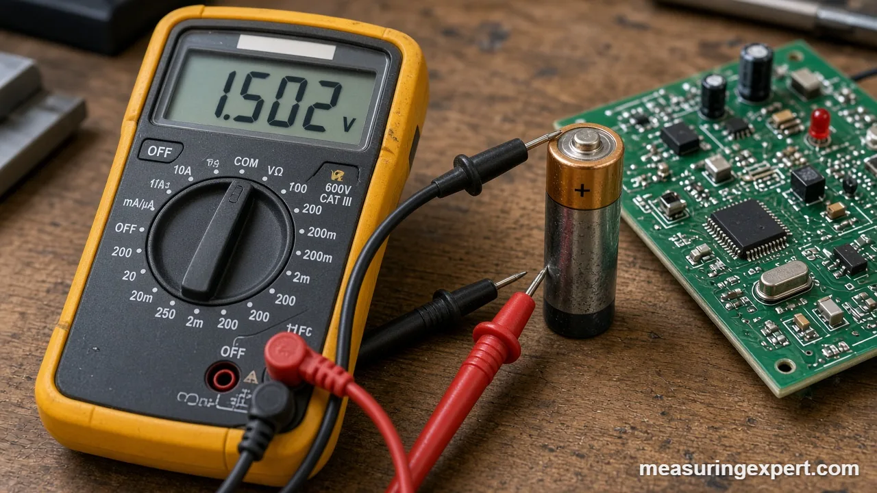 How to measure voltage with a multimeter