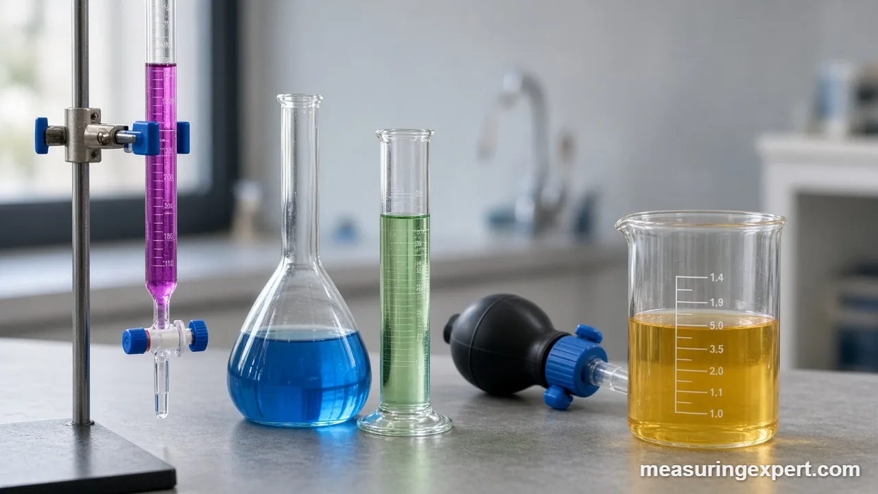 How to measure volume in chemistry step by step