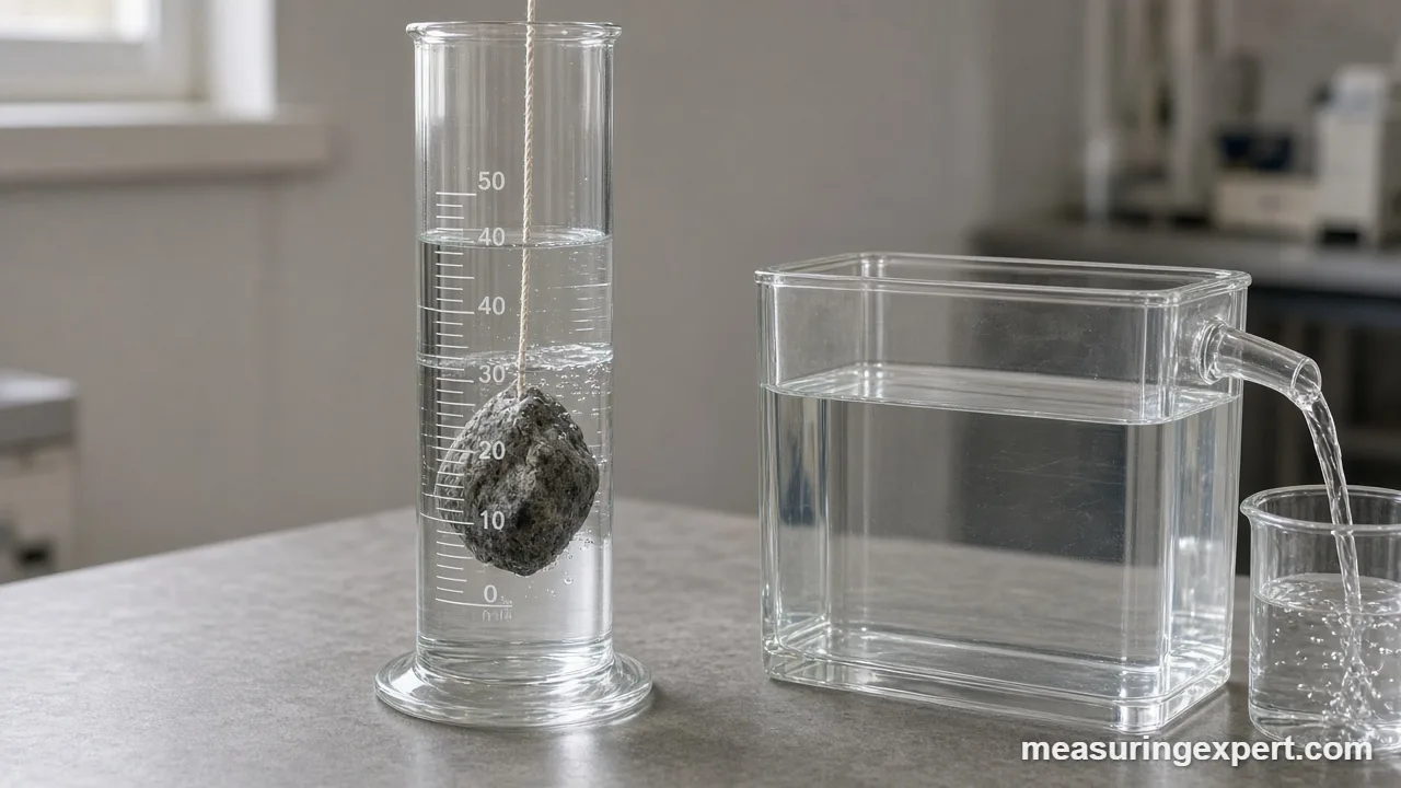Overflow can used for the volume of irregular object